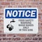 Signmission Food Safety Warning Wash Hands, 10 in W x Rectangle, Plastic OS-2PACK-NS-P-710-L-12840 - alternate 3